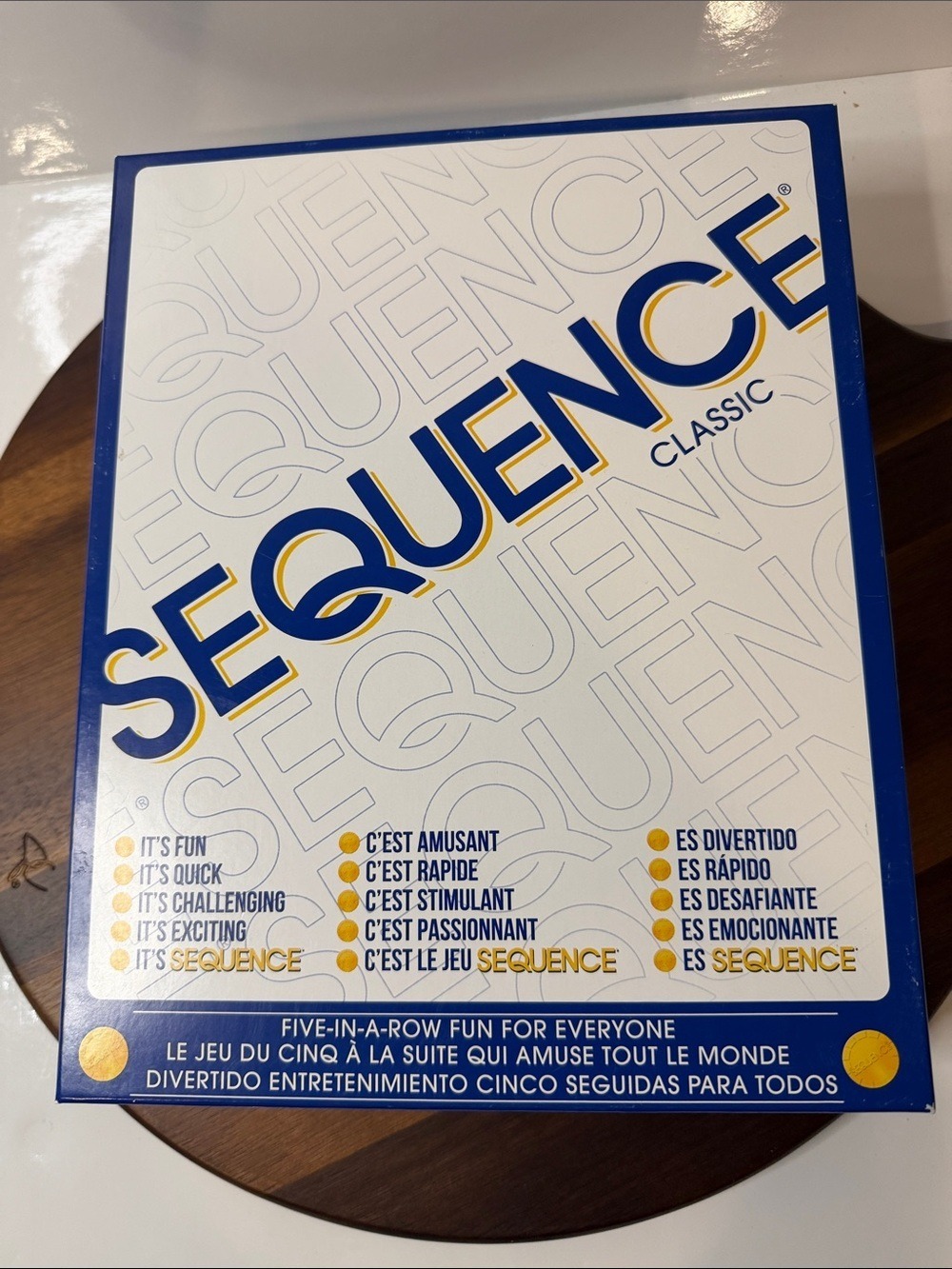 NEW SEALED Sequence Classic Board Game Family Strategy Game Goliath Complete